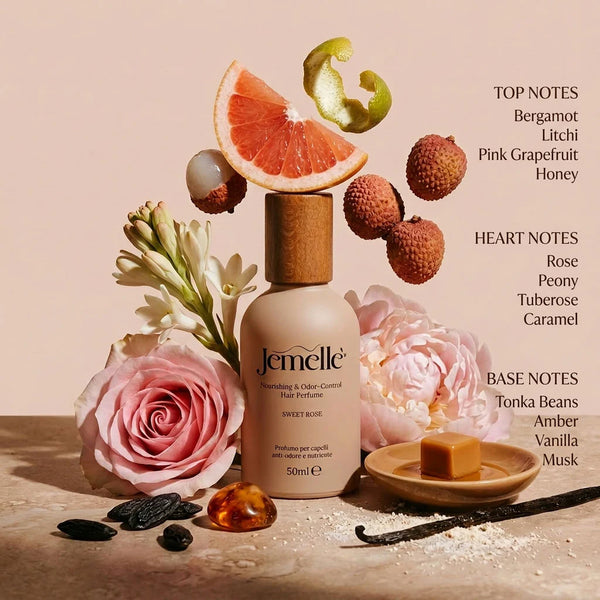 Jemellè | SWEETROSE | Nourishing & Odor-control Hair Perfume